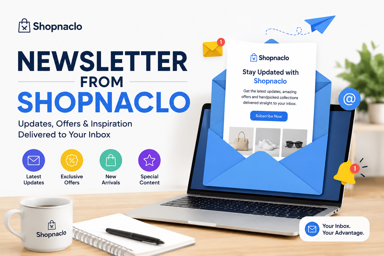 newsletter from shopnaclo