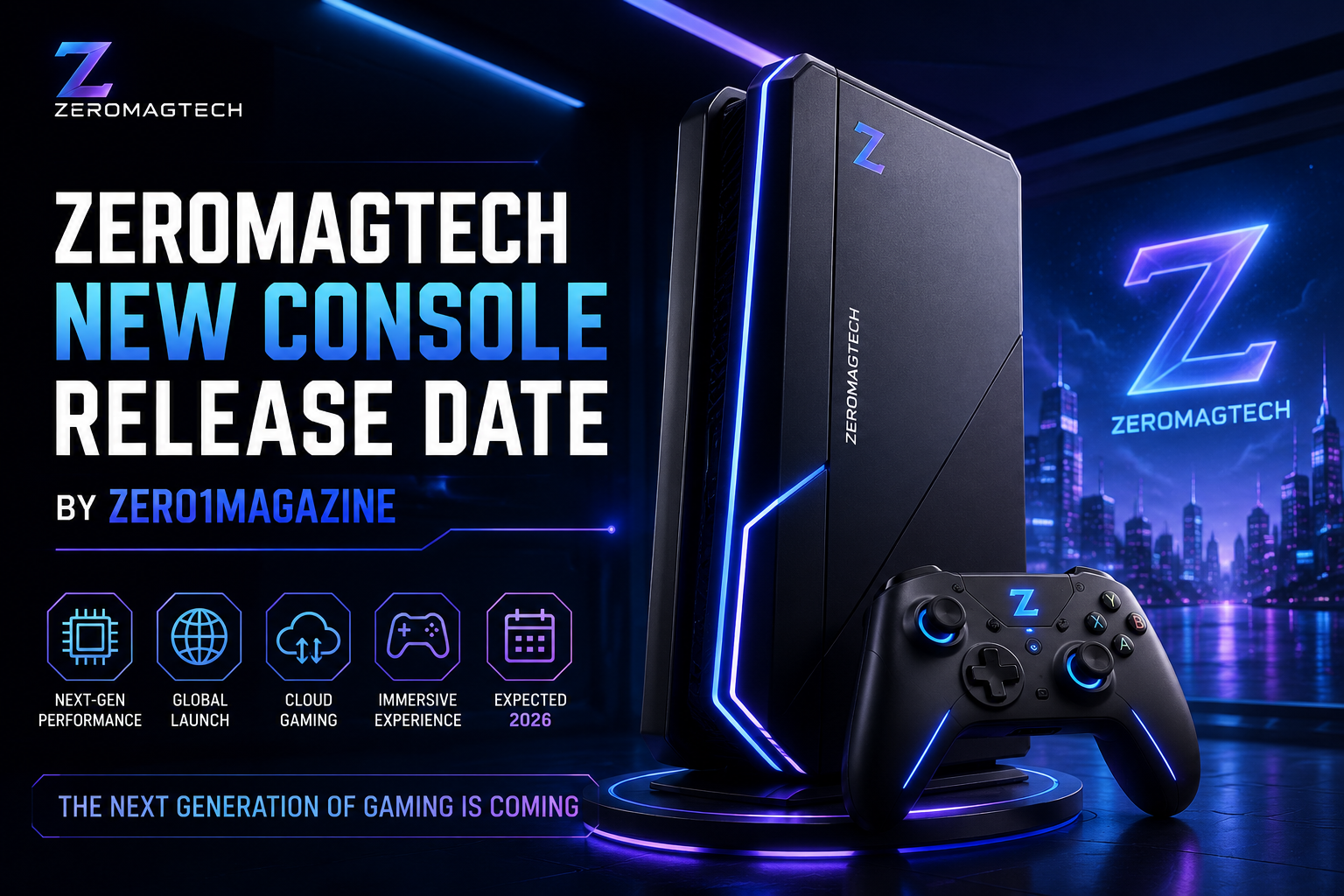 Zeromagtech New Console Release Date by Zero1Magazine