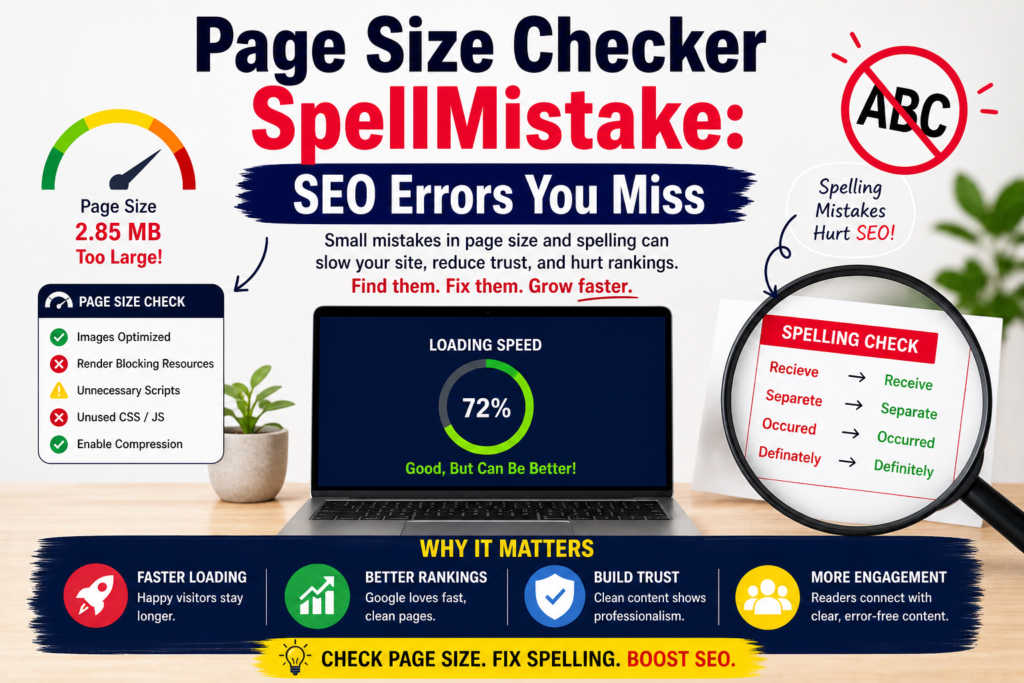 Page Size Checker SpellMistake: SEO Problems Explained