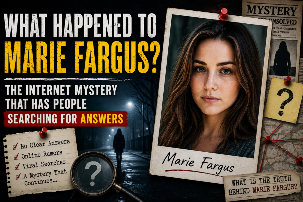 What Happened to Marie Fargus? Exploring the Internet Mystery